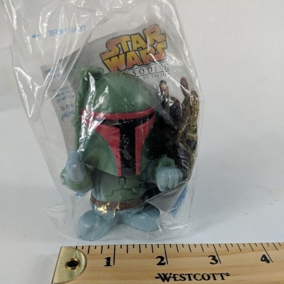 2005 Burger King Star Wars Episode III Revenge of the Sith Boba Fett Sealed - Picture 3 of 9